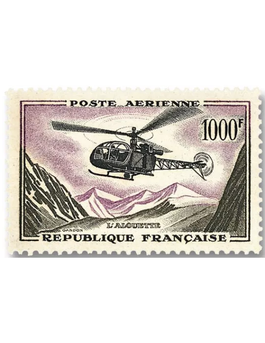 n° 37 - Timbre France Poste aérienne
