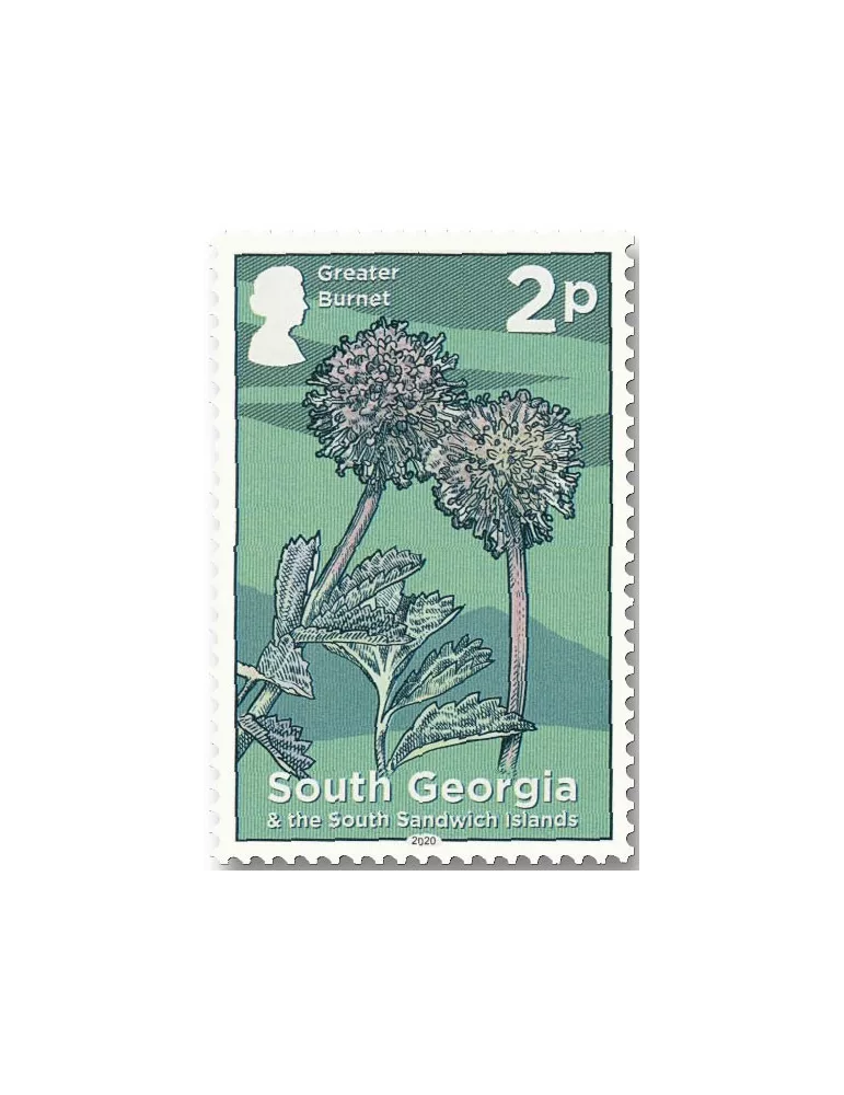 n° 731/742 - Timbre GEORGIE DU SUD Poste