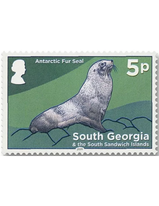 n° 731/742 - Timbre GEORGIE DU SUD Poste