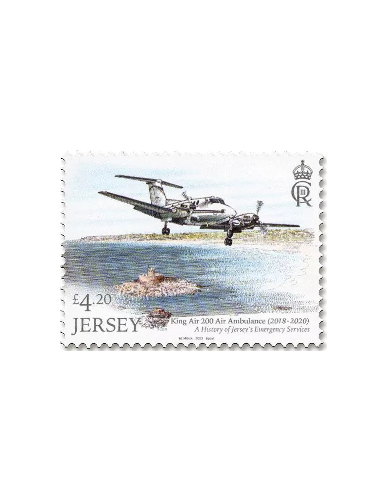 n° 2737/2744 - Timbre JERSEY Poste