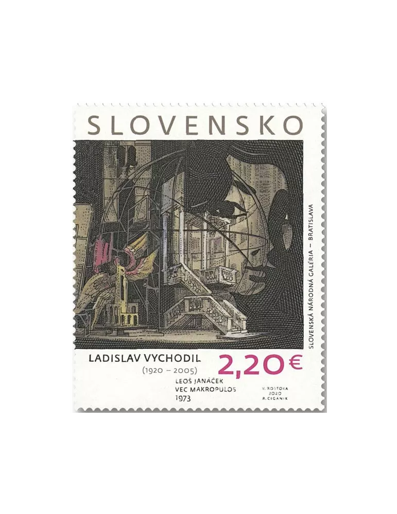 n° 806 - Timbre SLOVAQUIE Poste