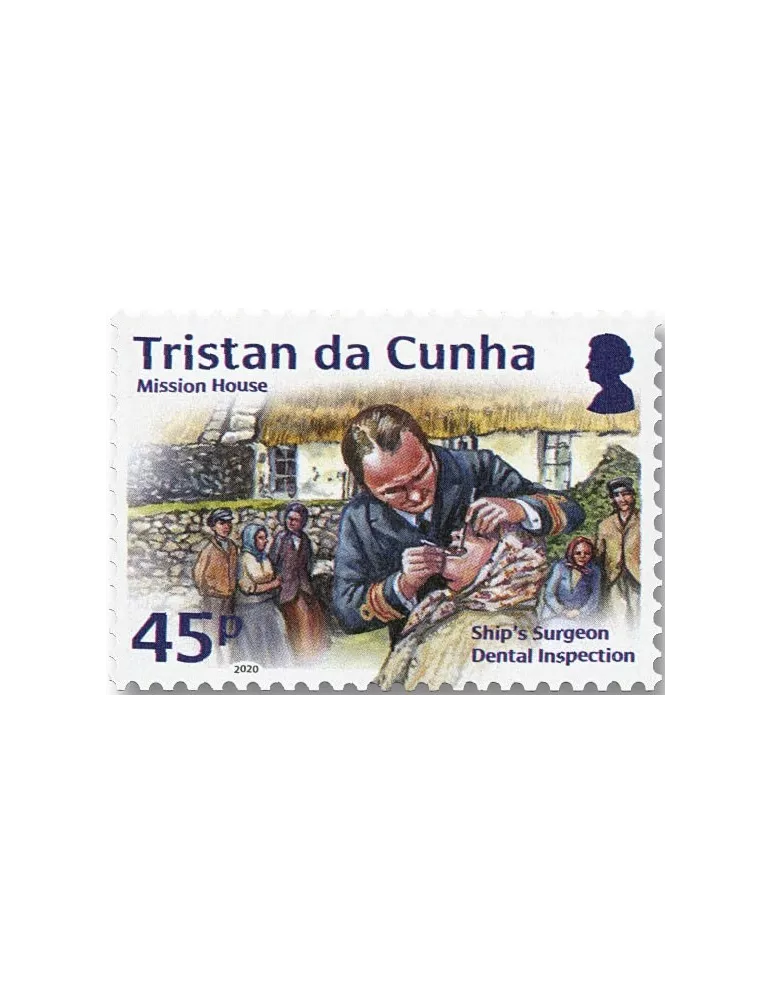 n° 1252/1255 - Timbre TRISTAN DA CUNHA Poste