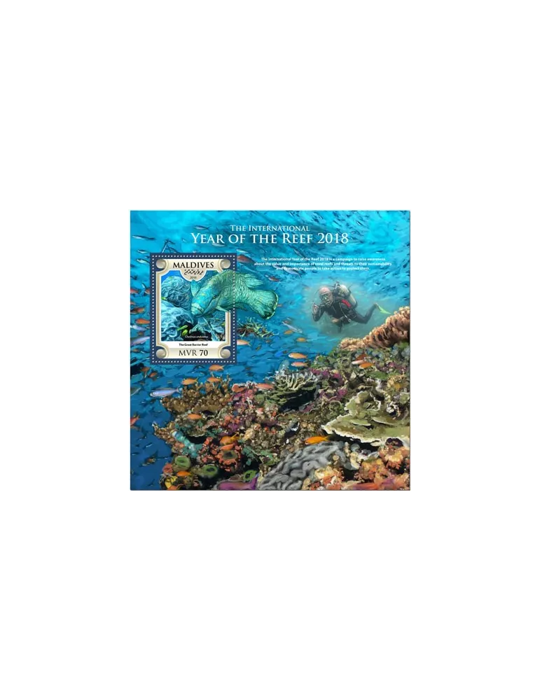 n° 1190 - Timbre MALDIVES Blocs et feuillets