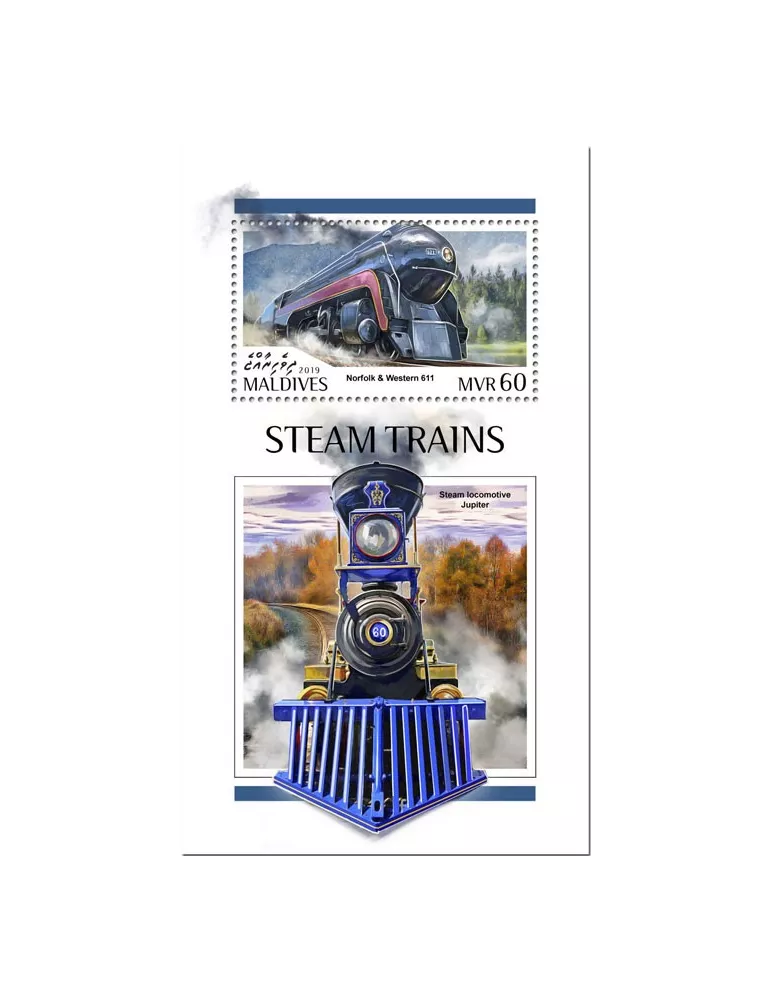 n° 1290 - Timbre MALDIVES Blocs et feuillets