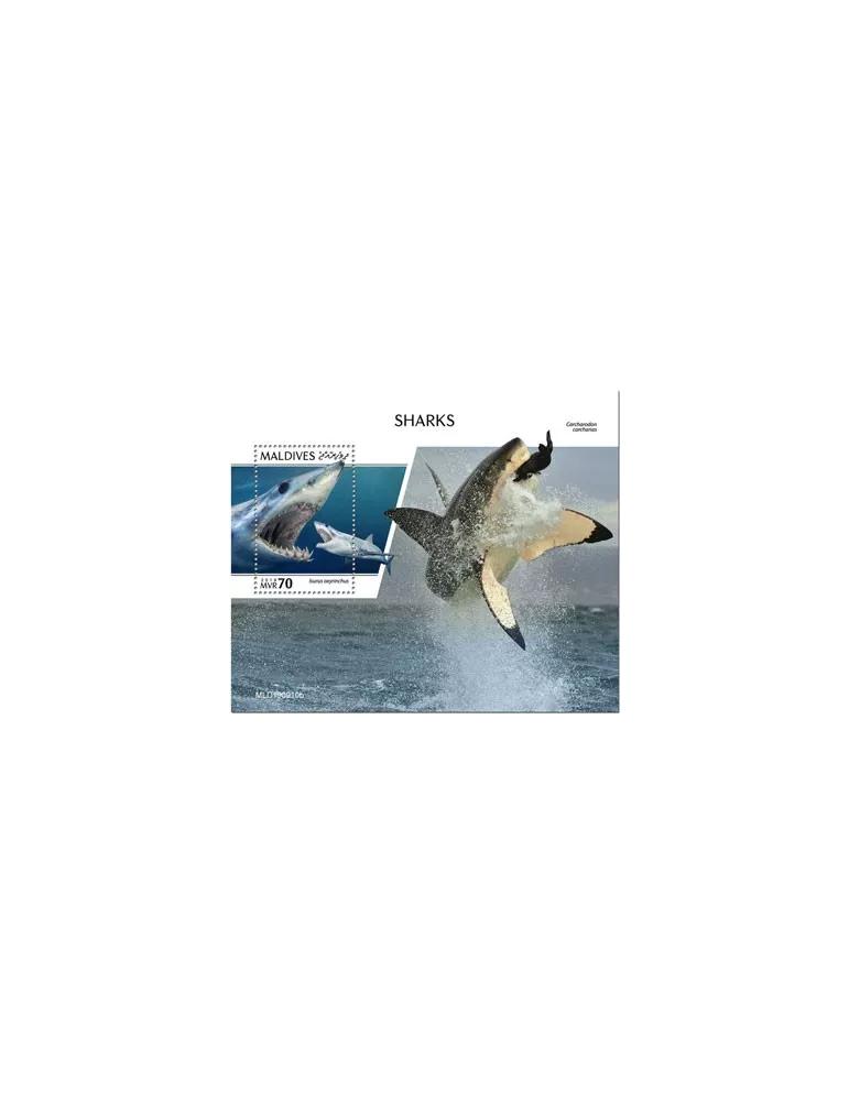 n° 1420 - Timbre MALDIVES Blocs et feuillets