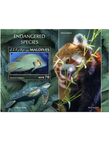 n° 1441 - Timbre MALDIVES Blocs et feuillets