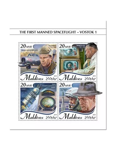 n° 6494/6497 - Timbre MALDIVES Poste