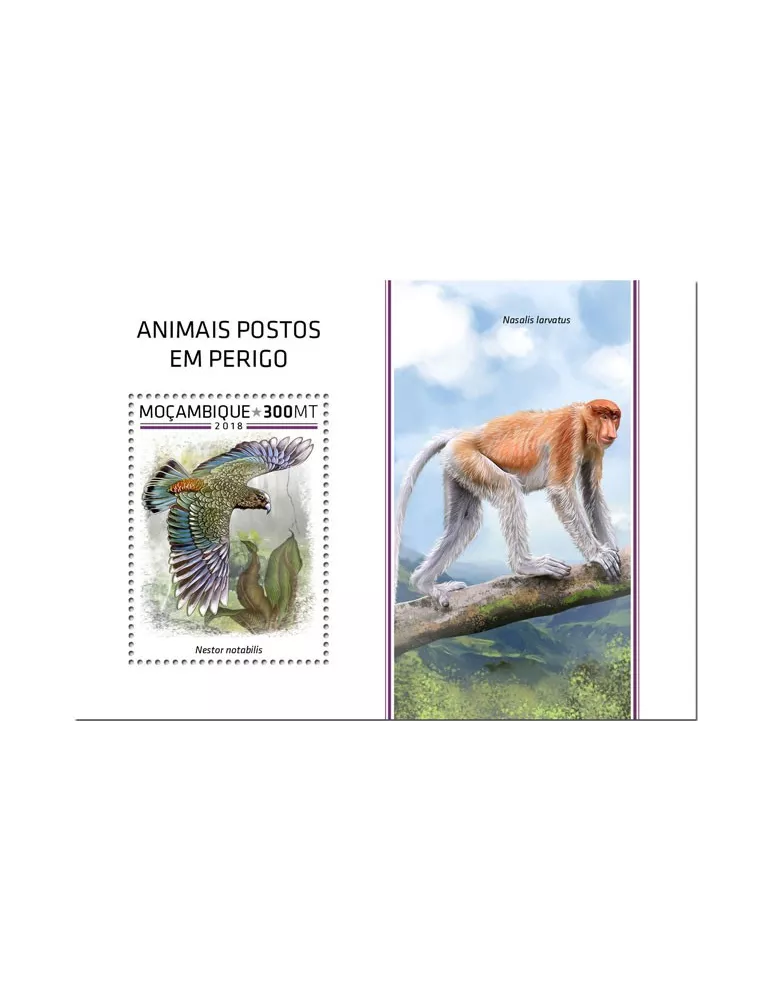 n° 1361 - Timbre MOZAMBIQUE Blocs et feuillets