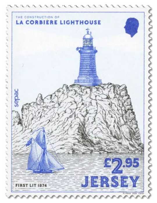 n° 2834/2837 et n° 2833 - Timbre JERSEY Poste