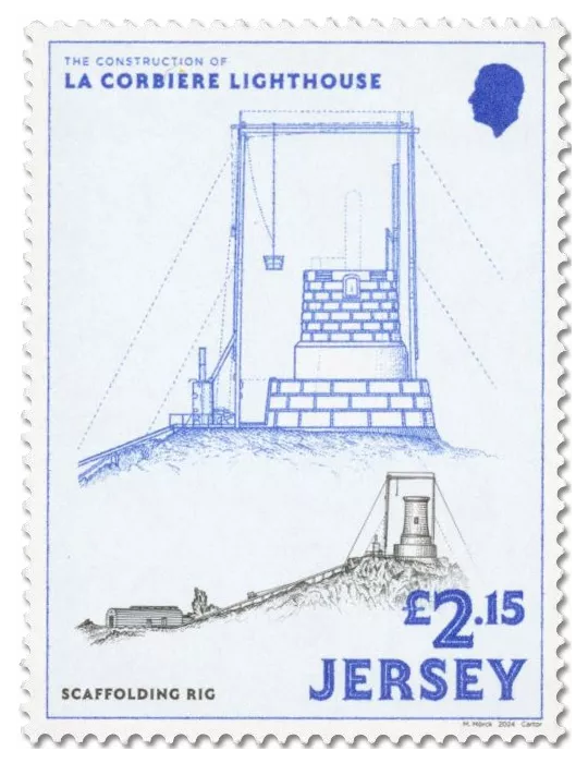 n° 2834/2837 et n° 2833 - Timbre JERSEY Poste