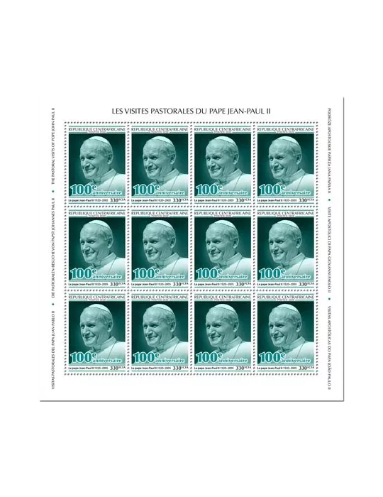 n° F6838 - Timbre CENTRAFRIQUE Poste