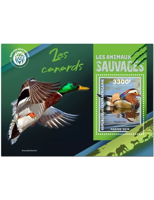 n° 1448 - Timbre CENTRAFRIQUE Blocs et feuillets