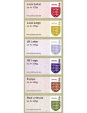 n° 77/82 - Timbre JERSEY Timbres de distributeurs