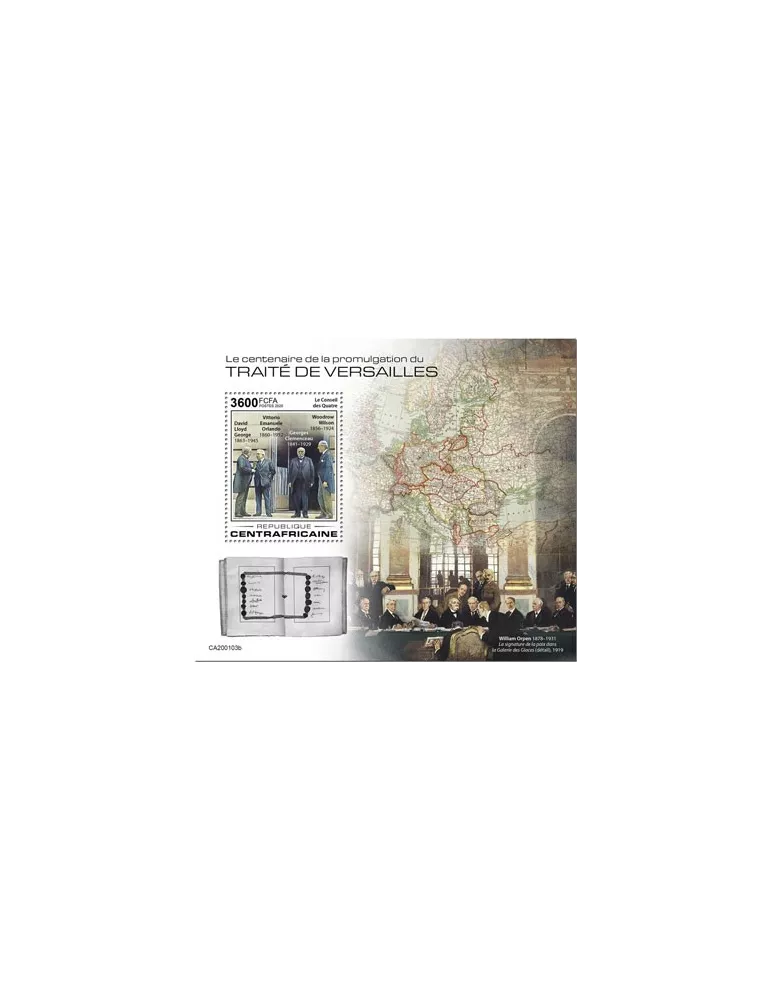 n° 1567 - Timbre CENTRAFRIQUE Blocs et feuillets