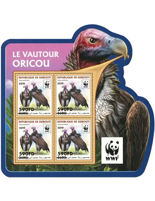n° F2753/F2756 - Timbre DJIBOUTI Poste