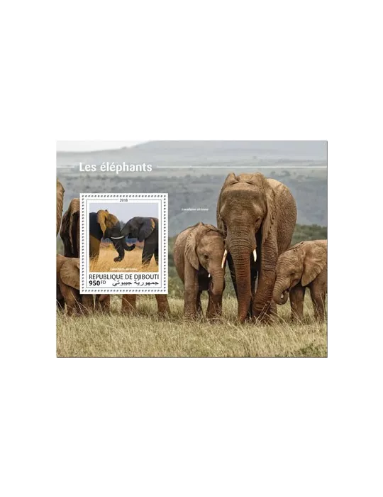 n° 352 - Timbre DJIBOUTI Blocs et feuillets