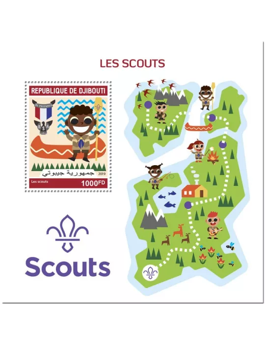 n° 517 - Timbre DJIBOUTI Blocs et feuillets