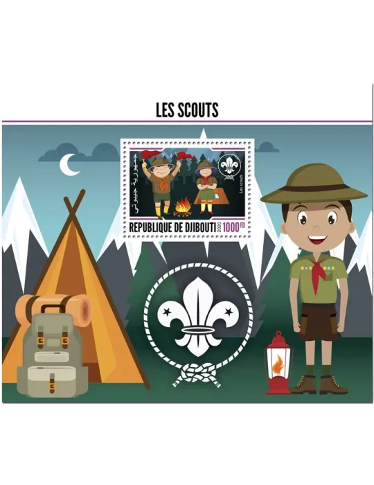 n° 593 - Timbre DJIBOUTI Blocs et feuillets