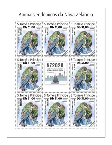 n° F7084/F7087 - Timbre SAINT-THOMAS ET PRINCE Poste