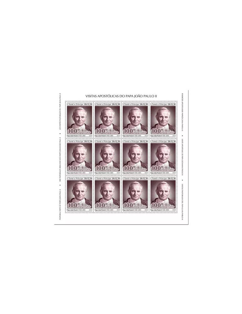 n° F7104/F7107 - Timbre SAINT-THOMAS ET PRINCE Poste