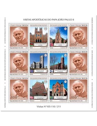 n° F7104A/F7107A - Timbre SAINT-THOMAS ET PRINCE Poste