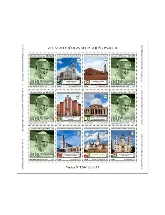 n° F7104A/F7107A - Timbre SAINT-THOMAS ET PRINCE Poste