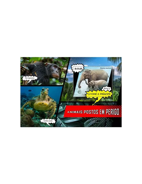 n° 1270 - Timbre SAINT-THOMAS ET PRINCE Blocs et feuillets