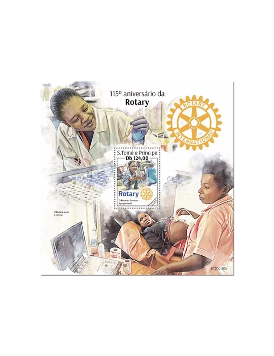 n° 1338 - Timbre SAINT-THOMAS ET PRINCE Blocs et feuillets