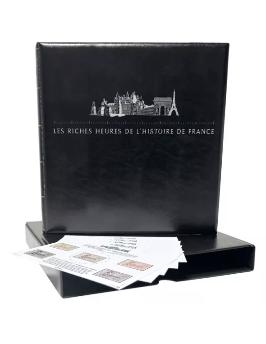 Album SUPRA LES RICHES HEURES DE L´HISTOIRE DE FRANCE : étui + reliure