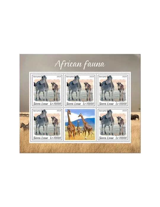 n° F9676/F9678 - Timbre SIERRA LEONE Poste