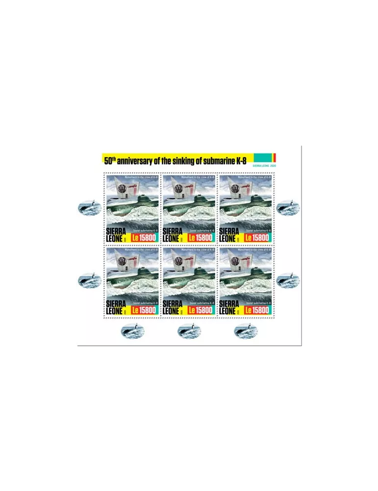 n° F9796/F9798 - Timbre SIERRA LEONE Poste