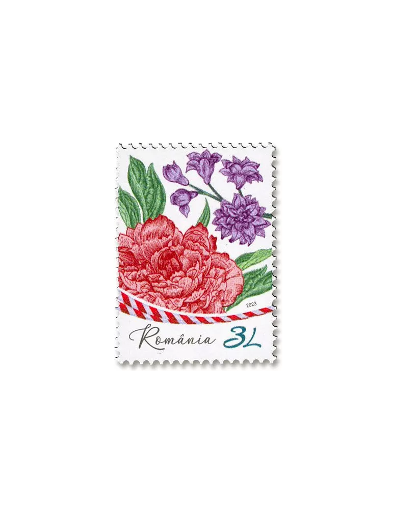 n° 6987/6989 - Timbre ROUMANIE Poste