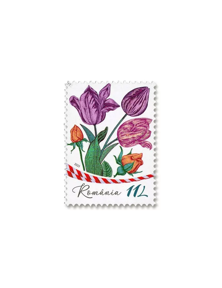 n° 6987/6989 - Timbre ROUMANIE Poste