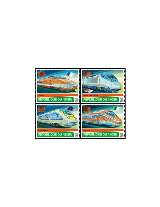 n° F5739/F5742 - Timbre NIGER Poste