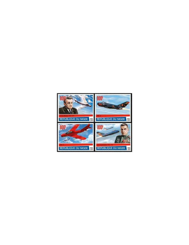 n° F5791/F5794 - Timbre NIGER Poste