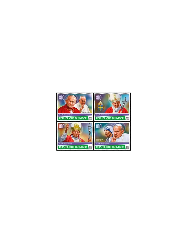 n° F5815/F5818 - Timbre NIGER Poste