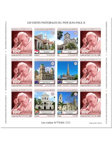 n° F2469A - Timbre TCHAD Poste