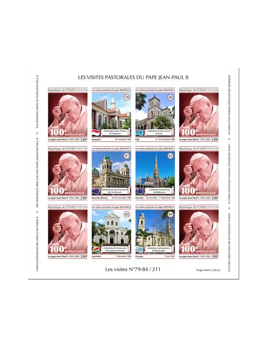 n° F2469A - Timbre TCHAD Poste