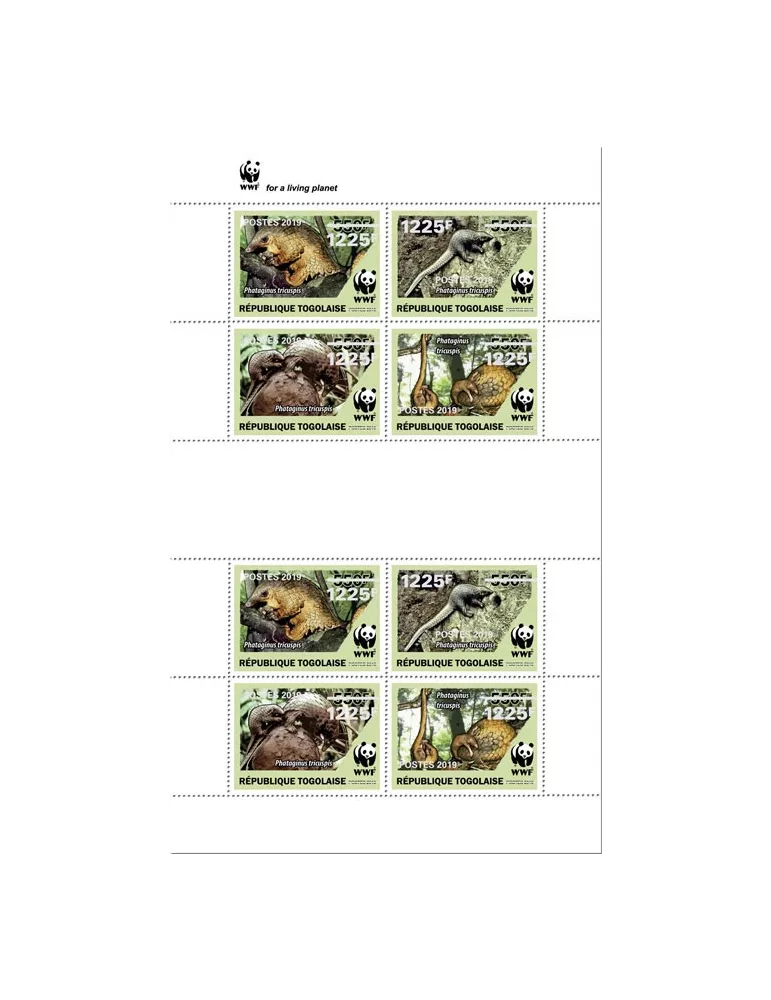 n° F7558 - Timbre TOGO Poste