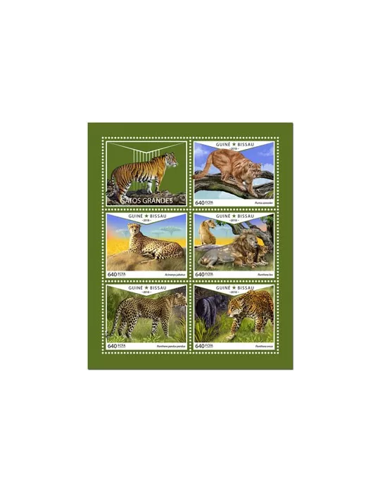 n° 7632/7636 - Timbre GUINEE-BISSAU Poste