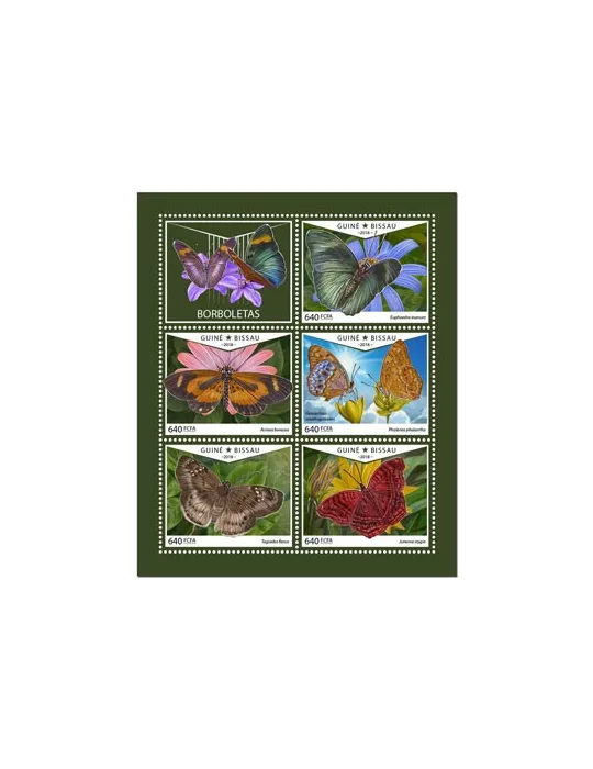 n° 7652/7656 - Timbre GUINEE-BISSAU Poste