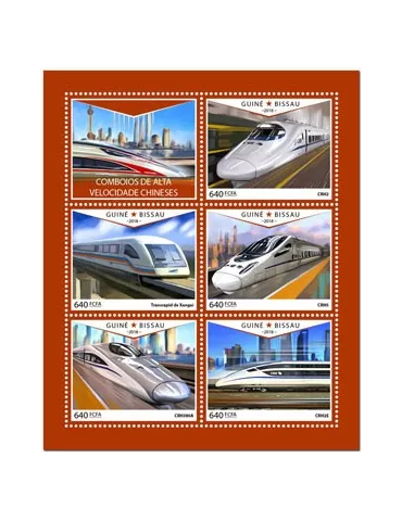 n° 7657/7661 - Timbre GUINEE-BISSAU Poste