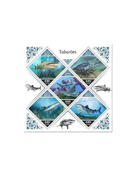 n° 7732/7736 - Timbre GUINEE-BISSAU Poste