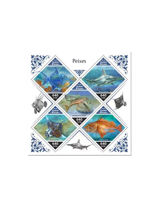 n° 7742/7746 - Timbre GUINEE-BISSAU Poste