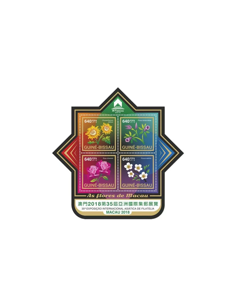 n° 7772/7775 - Timbre GUINEE-BISSAU Poste