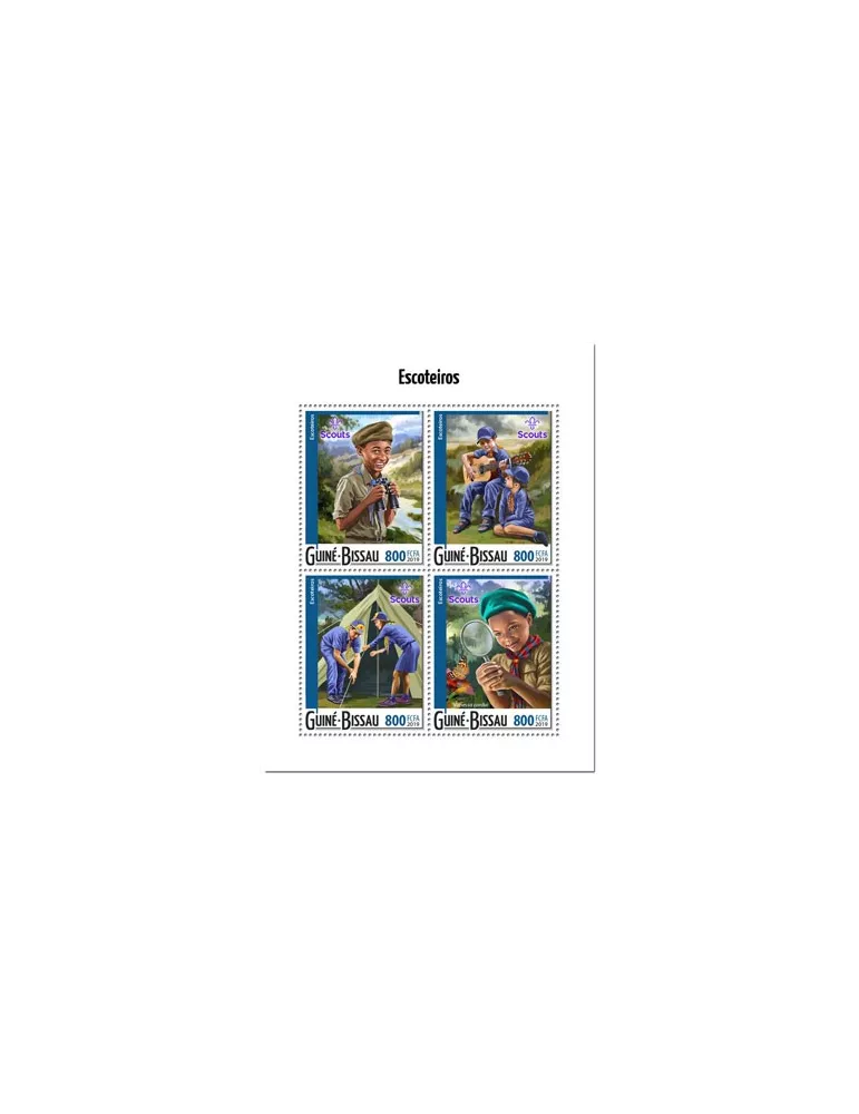 n° 8370/8373 - Timbre GUINEE-BISSAU Poste