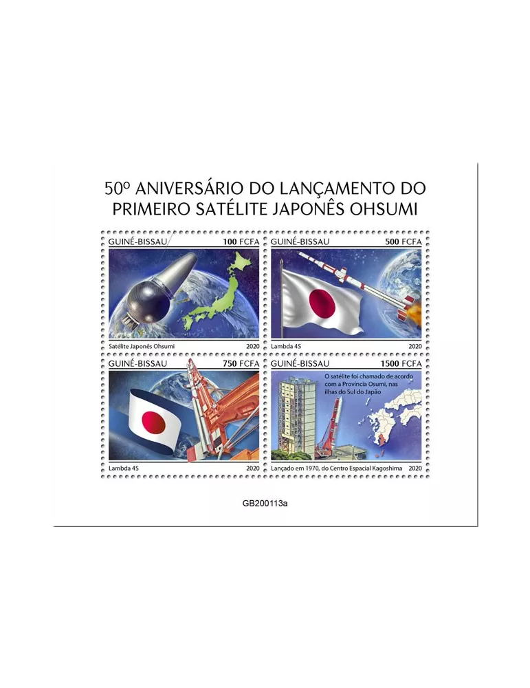 n° 8517/8520 - Timbre GUINEE-BISSAU Poste