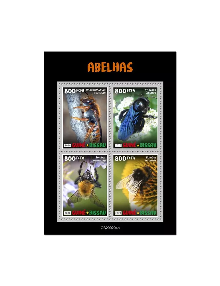 n° 8551/8554 - Timbre GUINEE-BISSAU Poste