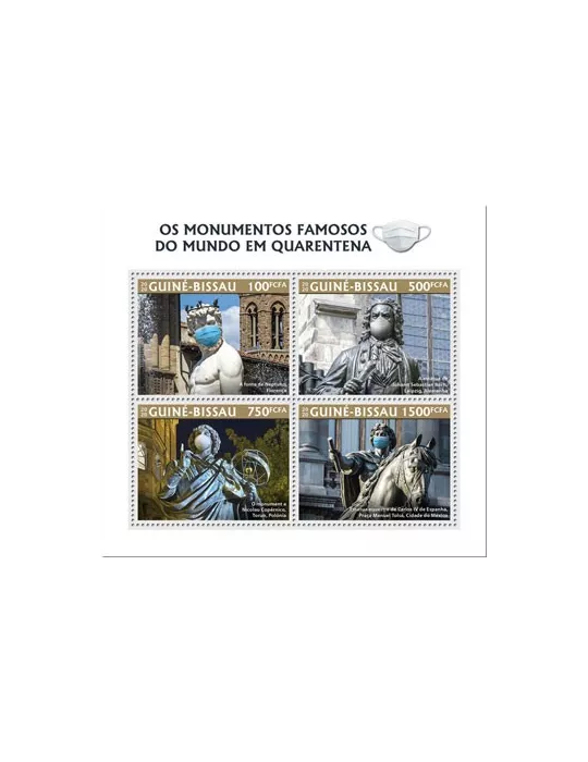 n° 8673/8676 - Timbre GUINEE-BISSAU Poste