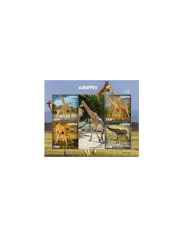 n° 6381/6384 - Timbre LIBERIA Poste